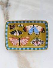 Porcelain Trinket Tray | Butterflies