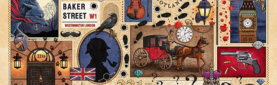 Book Club: Sherlock Holmes 1000 Piece Jigsaw Puzzle