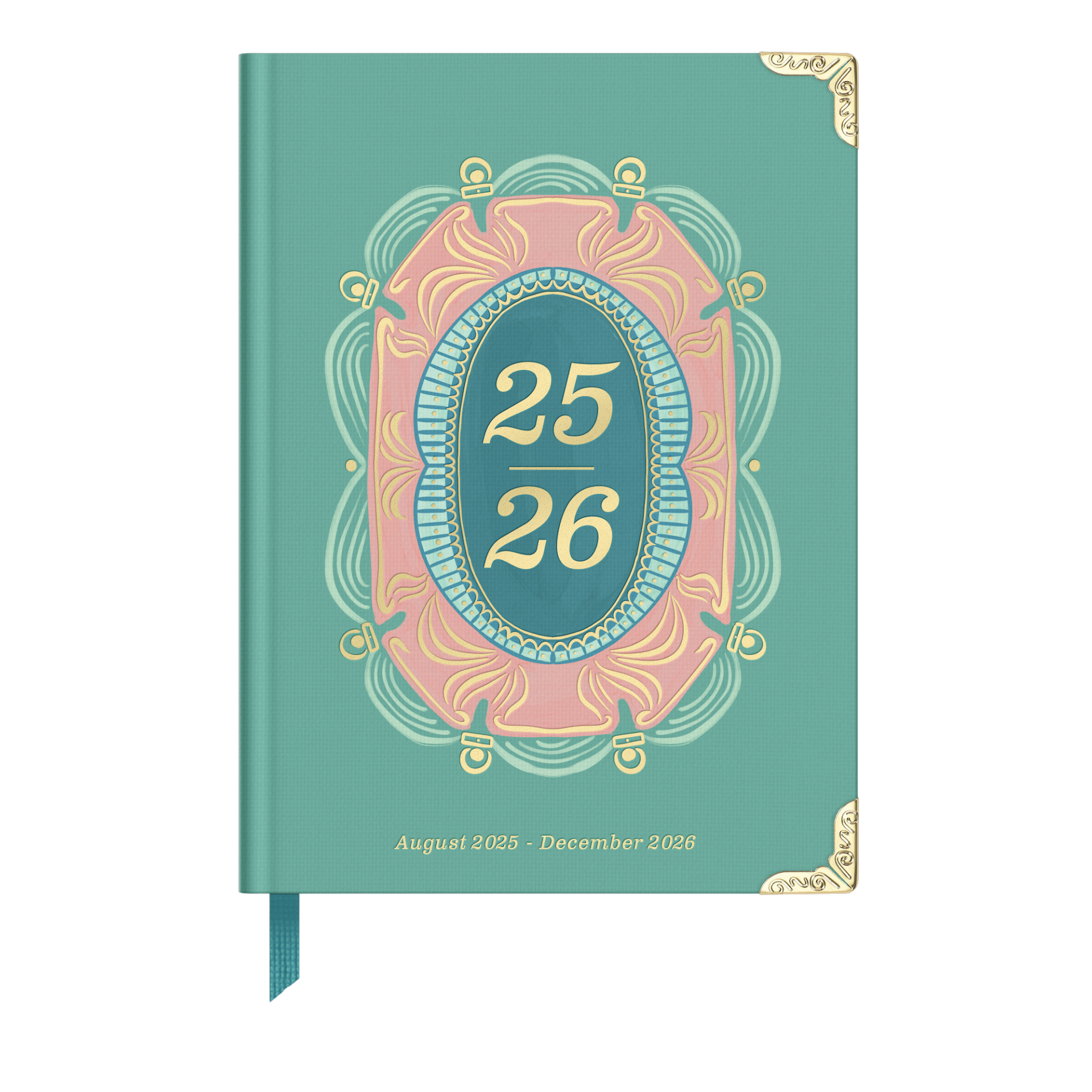 2026 Painted Frame 17-Month Medium Bound Planner
