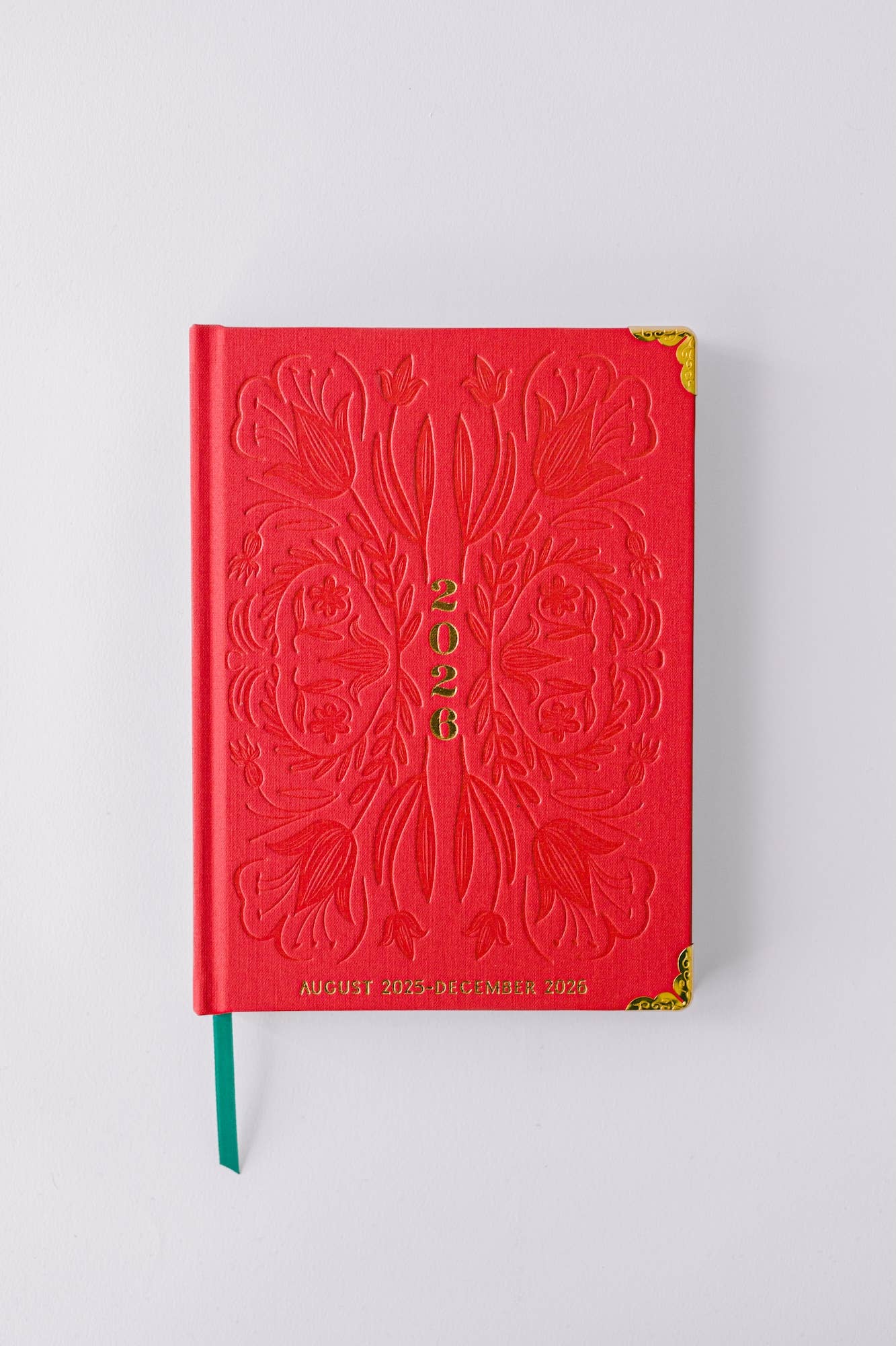 2026 Tulip Blind Embossed 17-Month Medium Bound Planner