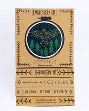 The crow embroidery kit