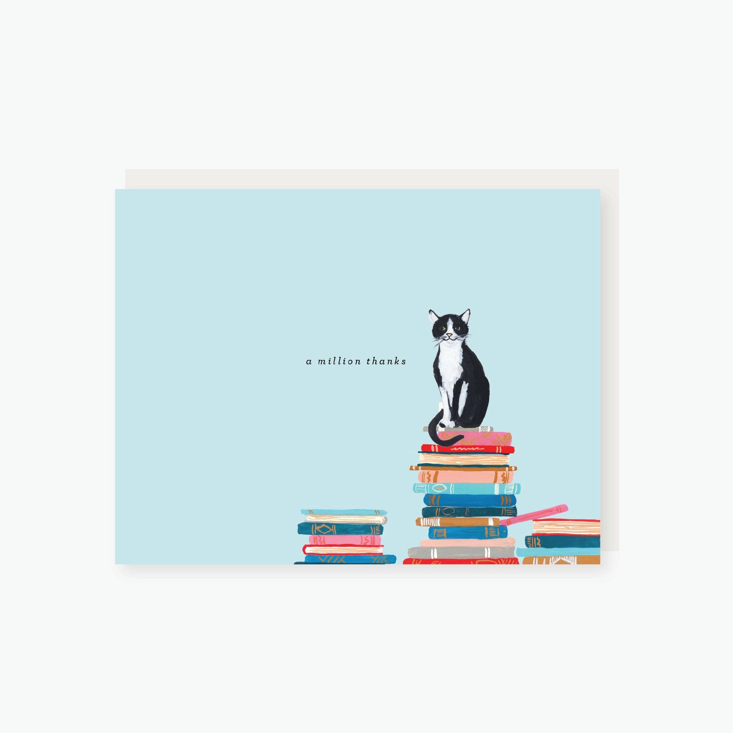 Cats and Stacks Thank You Card