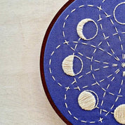 Lunar blossom embroidery kit