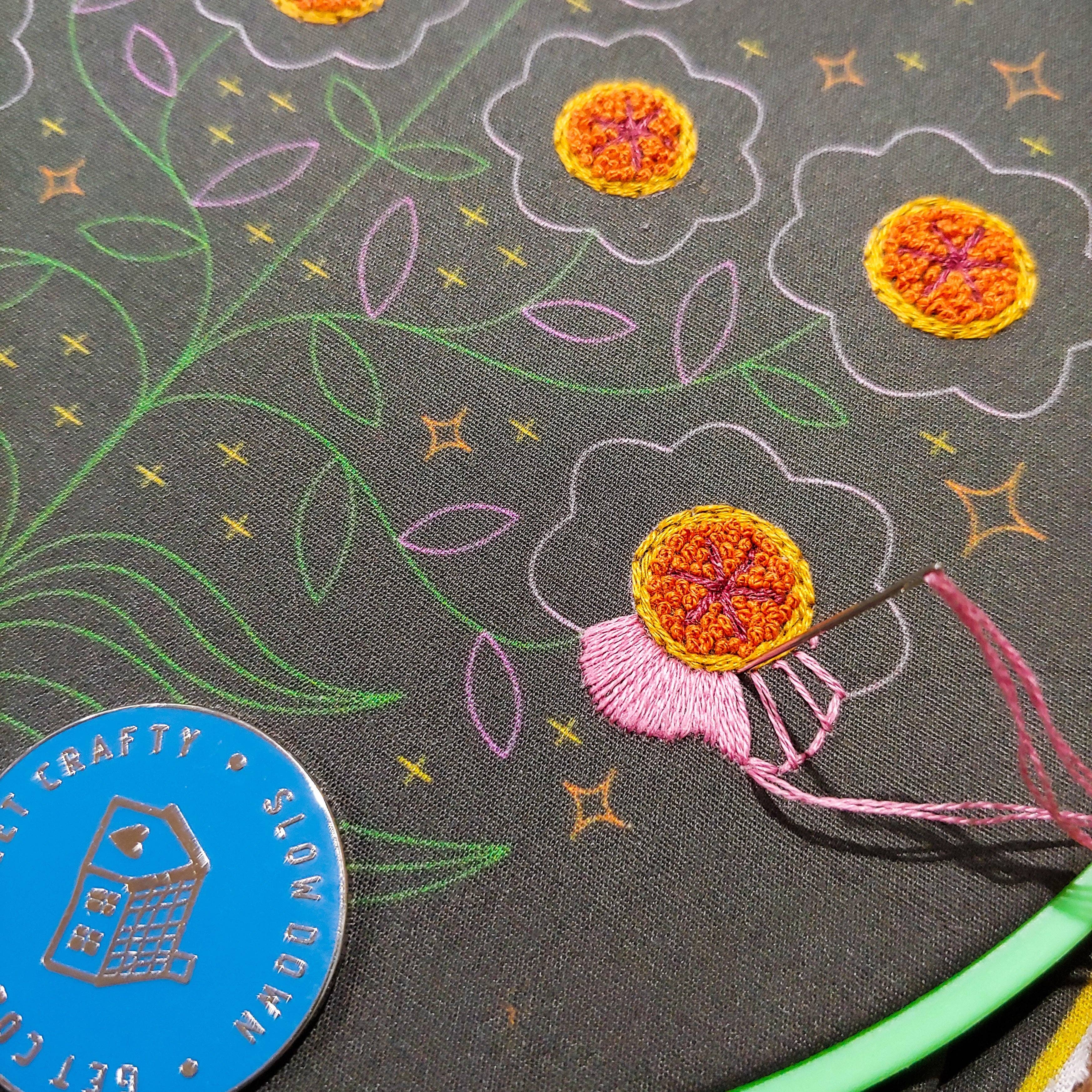 Enchanted embroidery kit