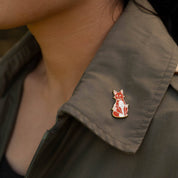 Red Fox Pin