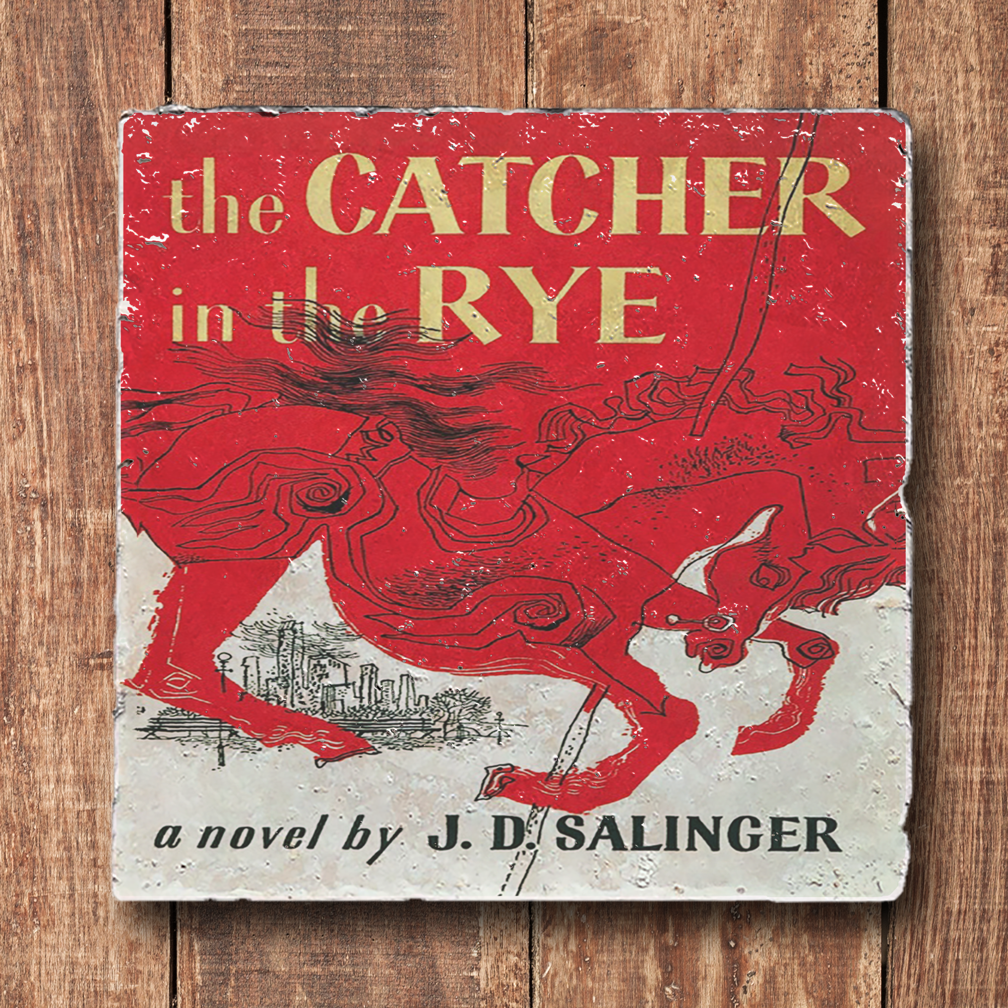 Classic Book Coaster - Catcher in the Rye - JD Salinger