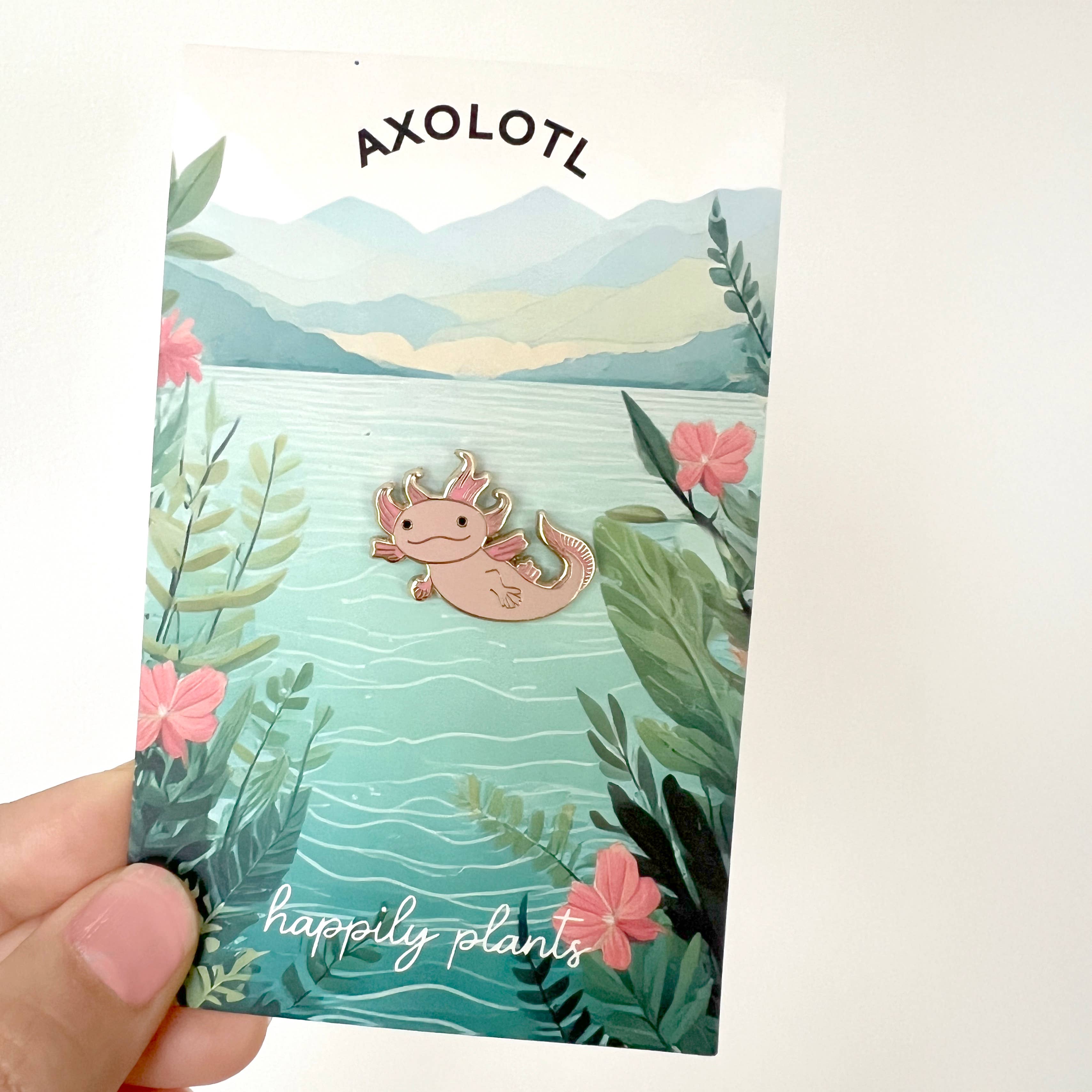  Axolotl Enamel Pin