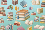Book Collage - Mini Jigsaw Puzzle