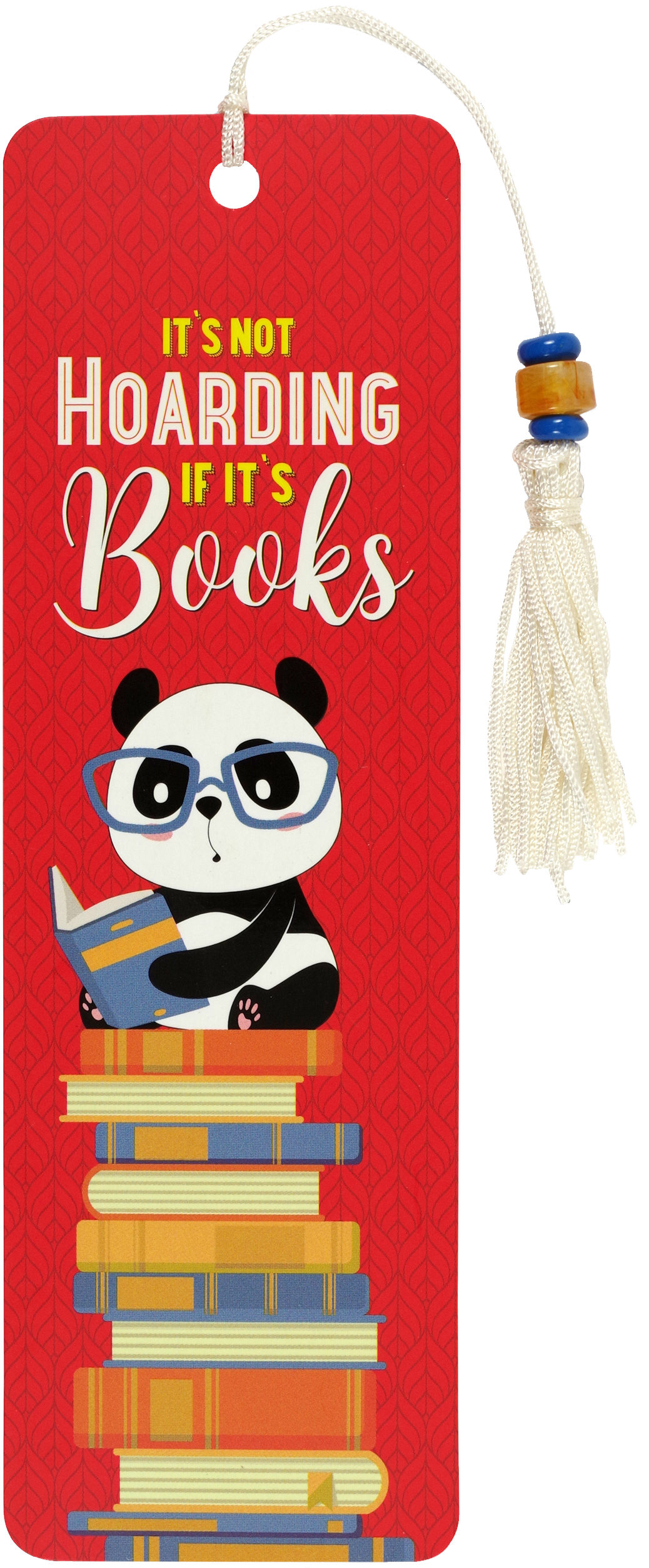 It's Not Hoarding if It's Books Beaded Bookmark