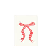 Holiday Red Bow Mini Card