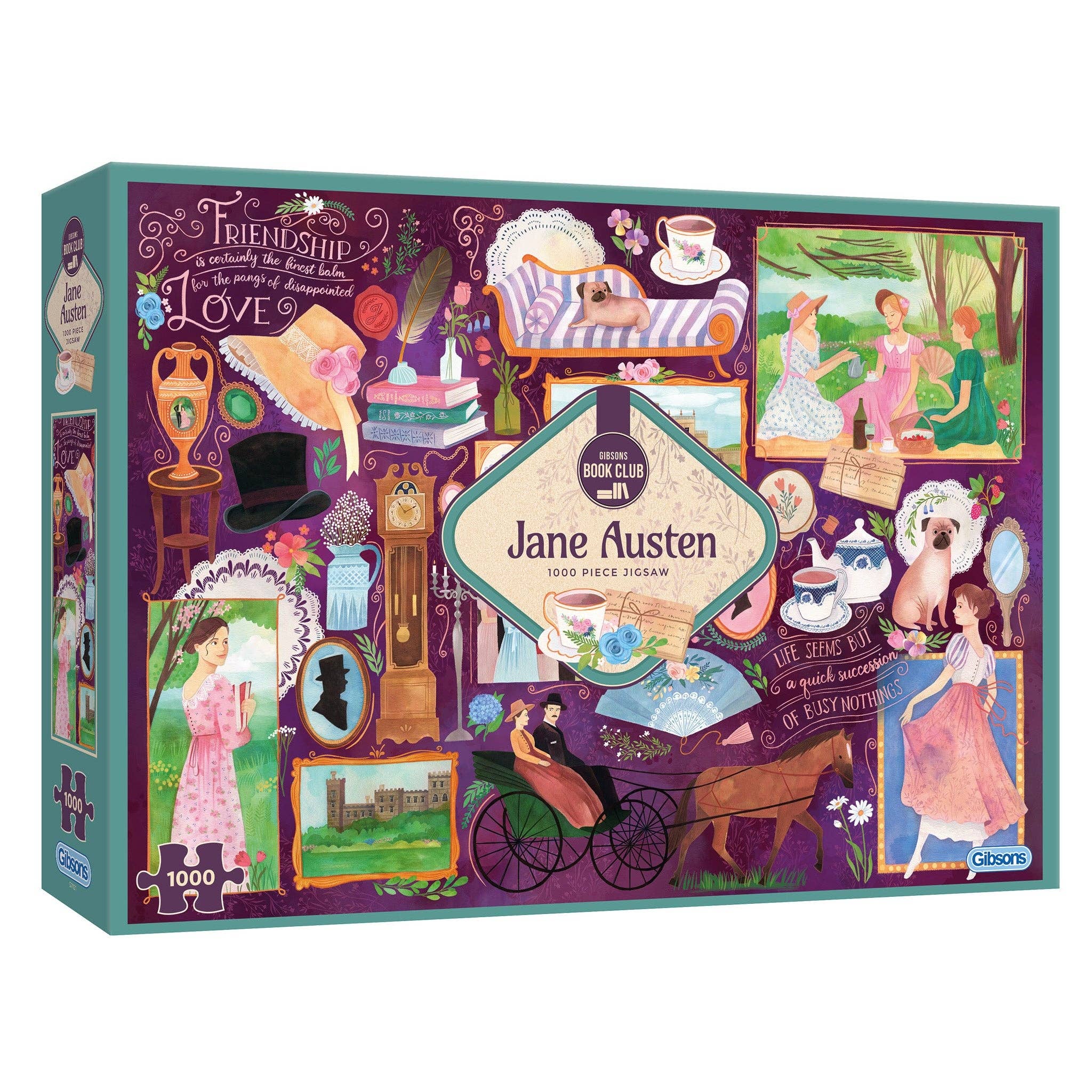 Book Club: Jane Austen 1000 Piece Jigsaw Puzzle
