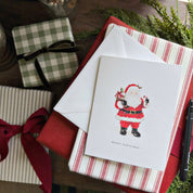 Santa greeting card