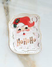 Christmas Porcelain Trinket Tray | Santa