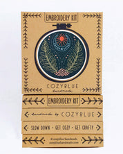 Blue moon embroidery kit