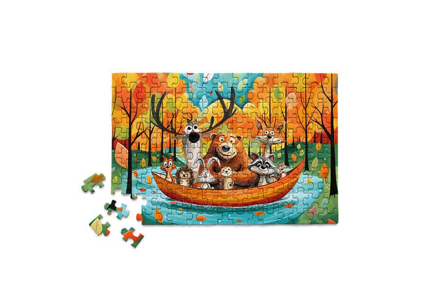 Canoe Critters - Mini Jigsaw Puzzle
