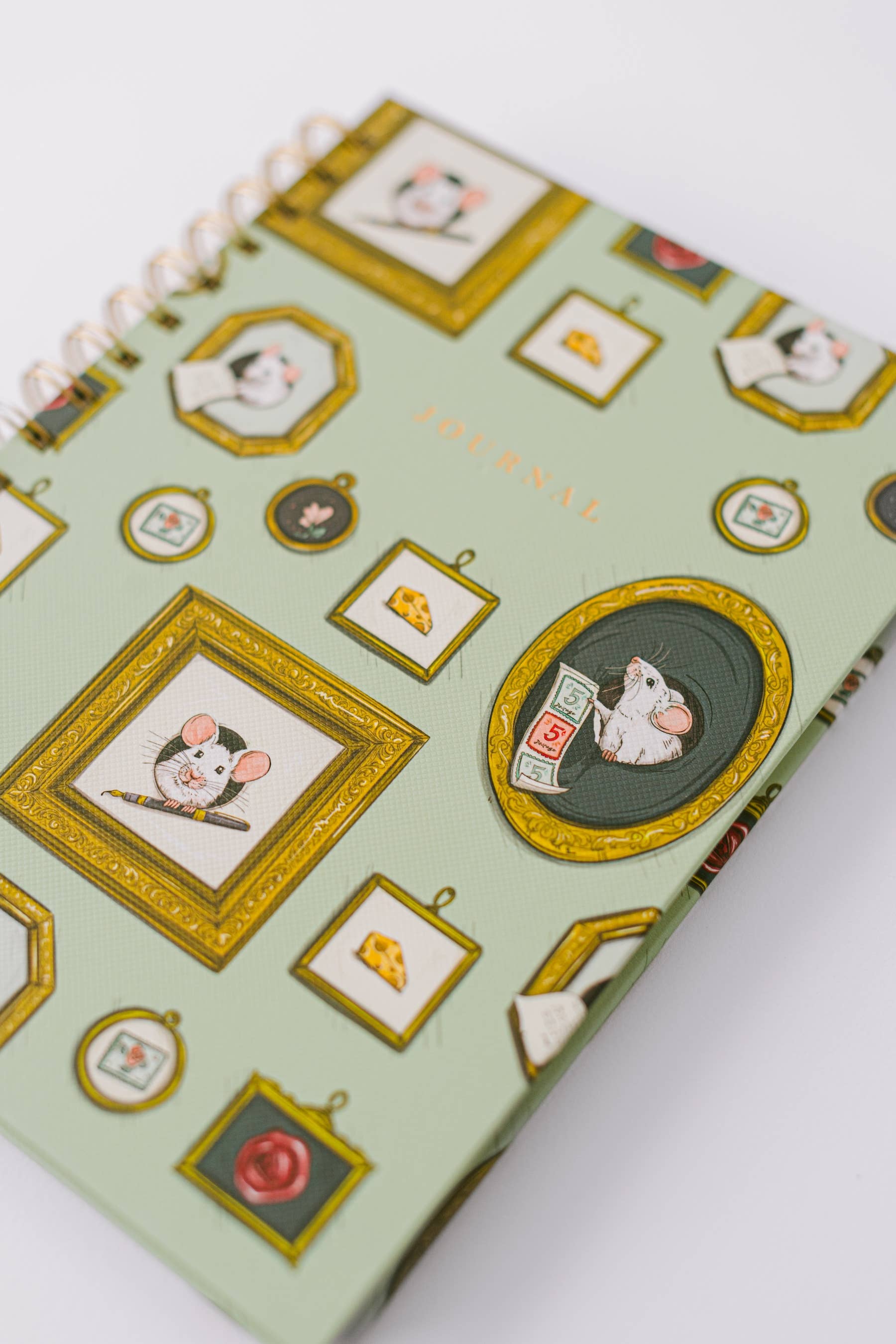 Mouse Cameo Spiral Notebook