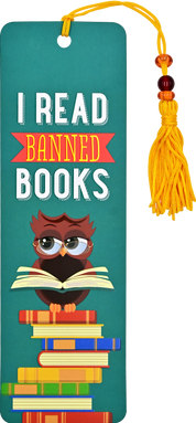 I Read Banned Books Beaded Bookmark