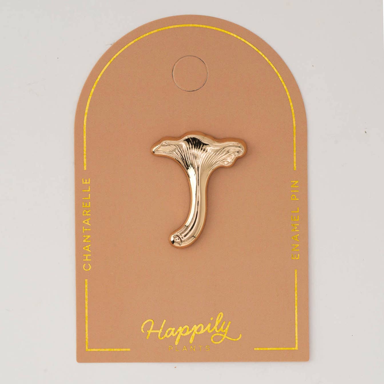 Chanterelle Mushroom Pin