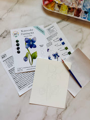 Violet Watercolor Kit
