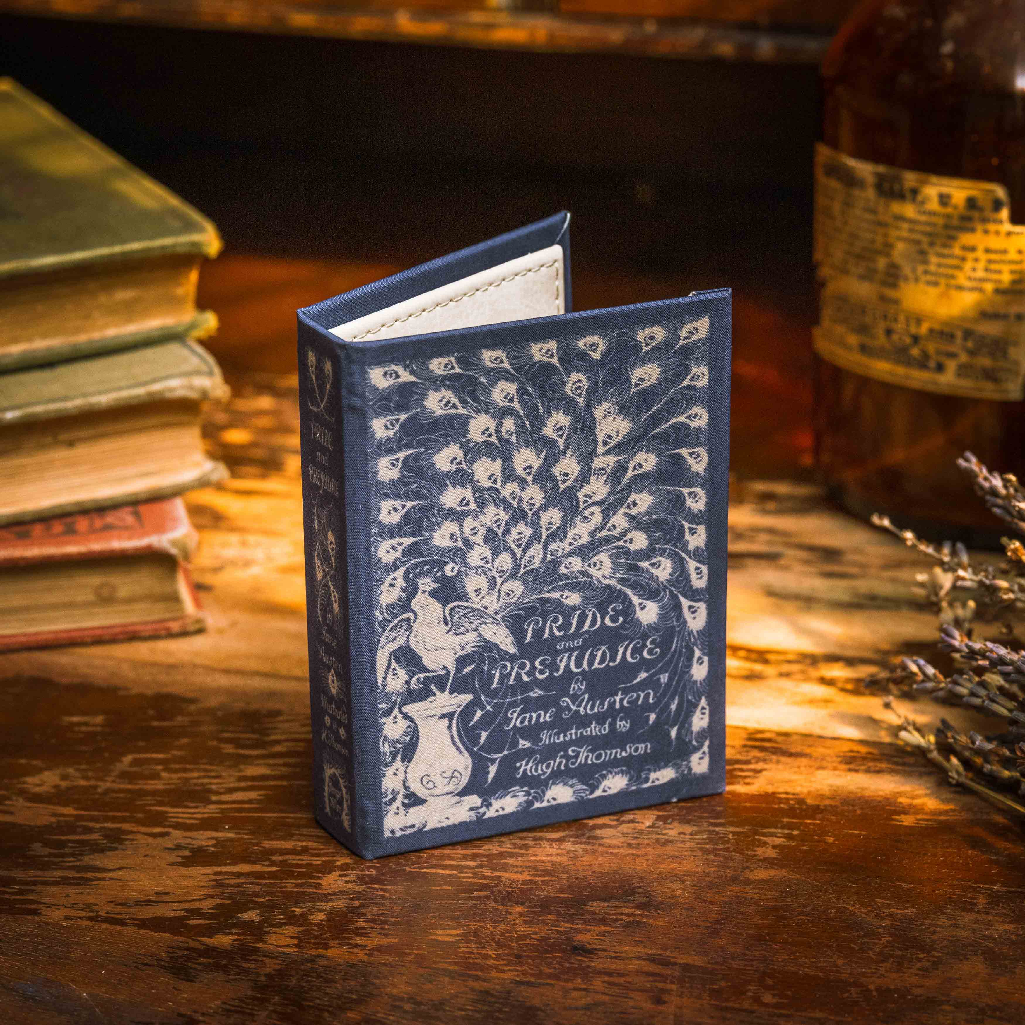 (Peacock Edition) Pride & Prejudice by Jane Austen 1813 Book Wallet