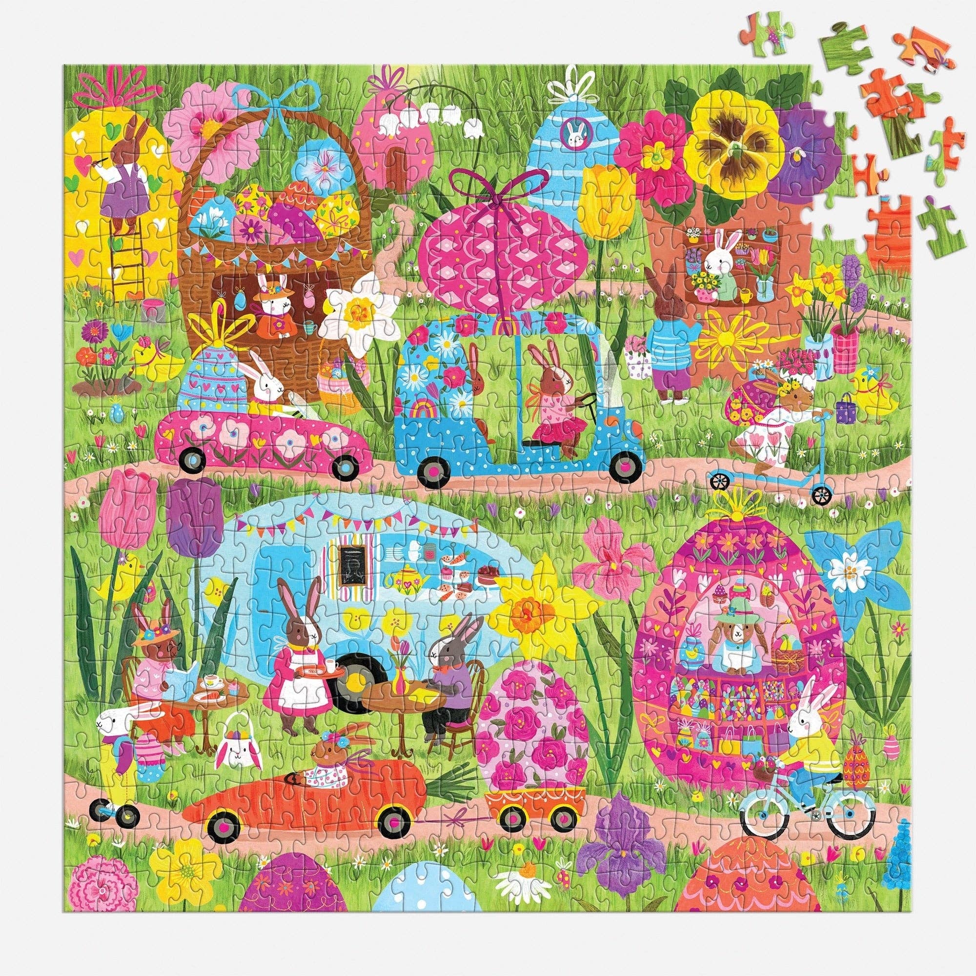 Hoppin' Around 500 Piece Family Puzzle