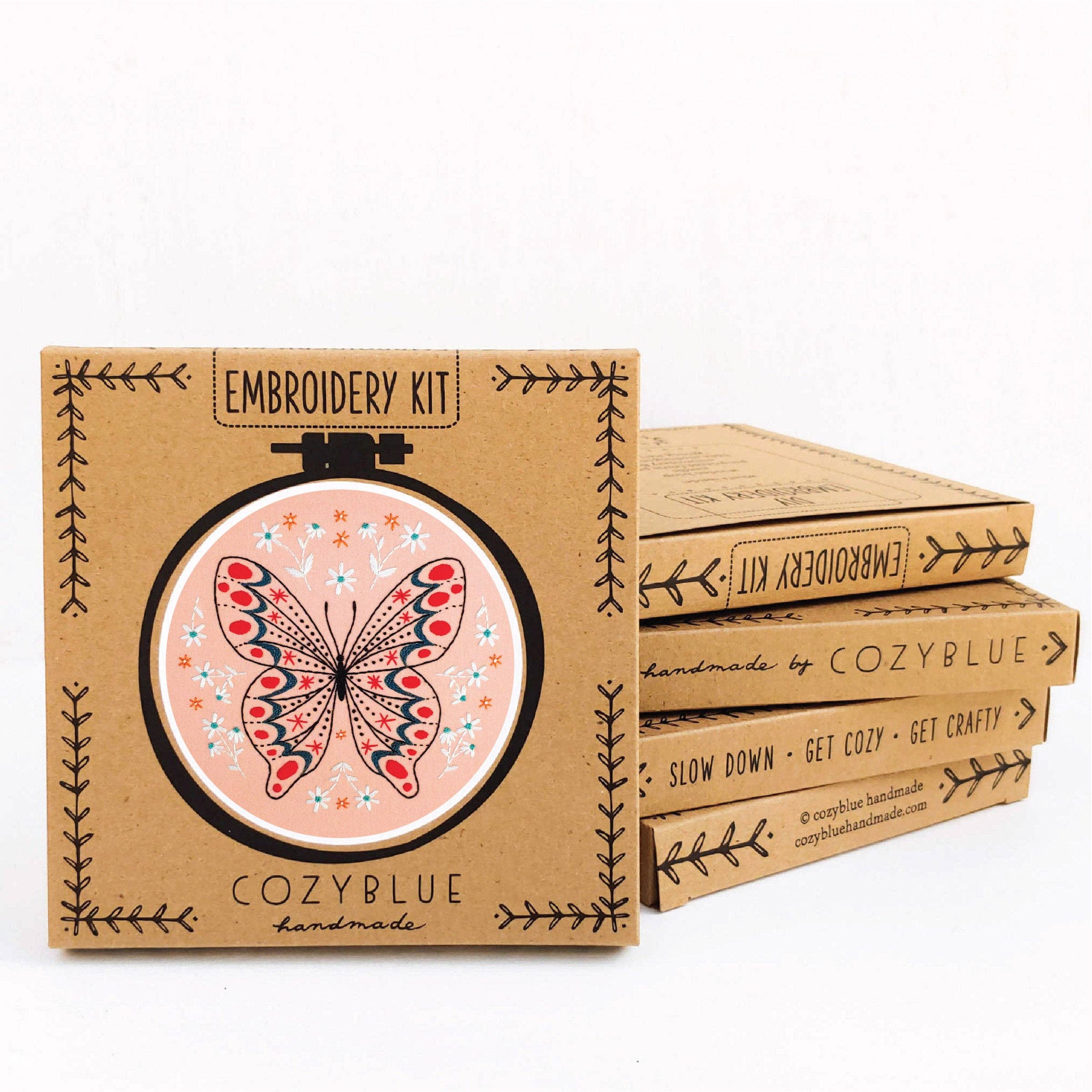 Butterfly embroidery kit