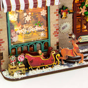 DIY Miniature House Kit: Christmas Cottage