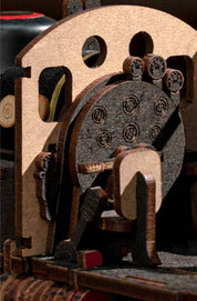 DIY Wooden Puzzle: Steam Journey