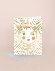 Birthday Sun Greeting Card