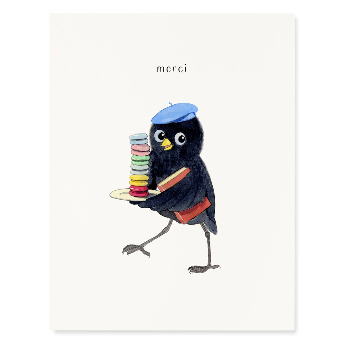 Macaron Merci - Thank You Greeting Cards