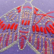 Midnight flight embroidery kit
