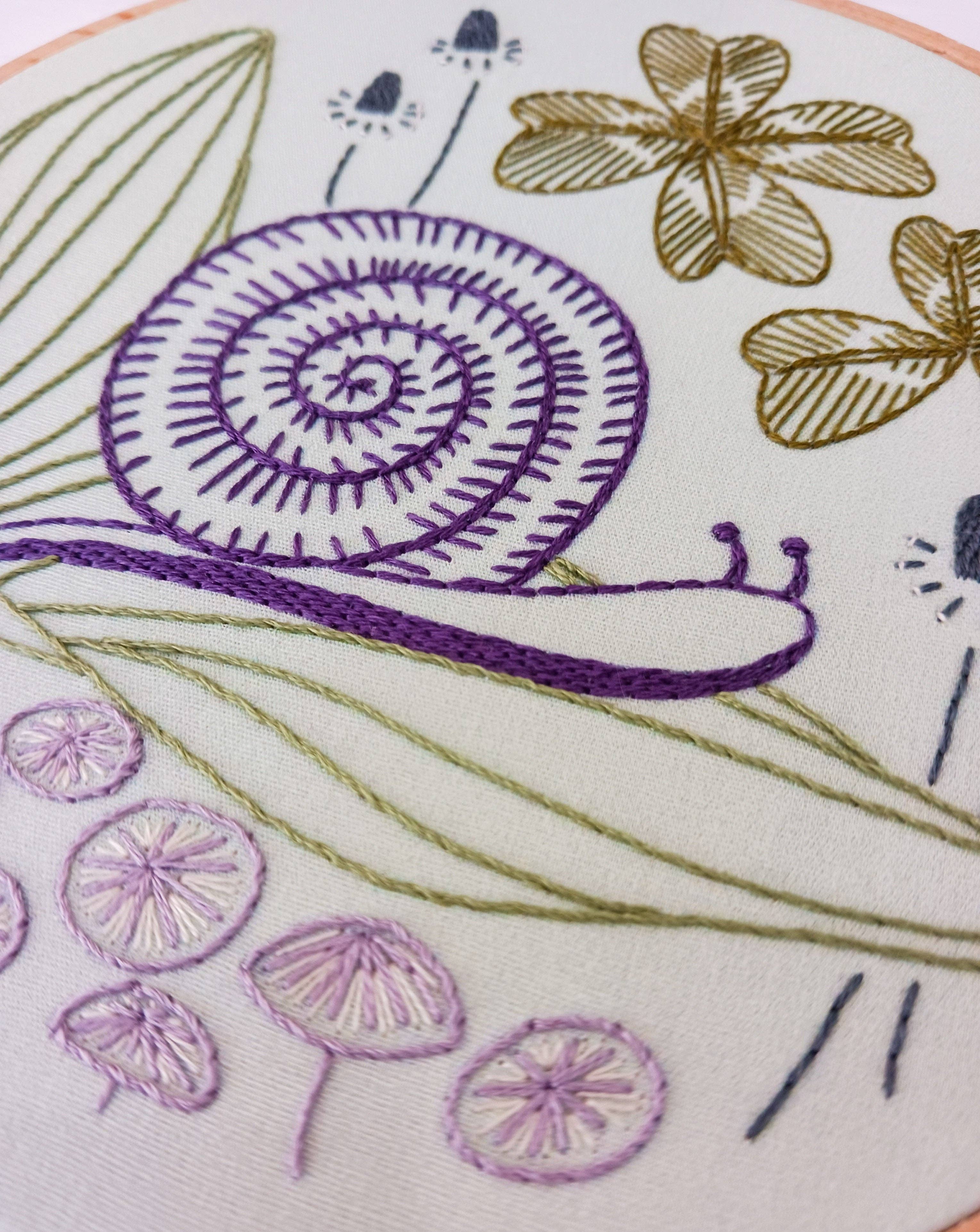 Slow + steady embroidery kit