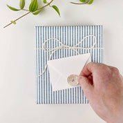 Peony vase mini enclosure notecard