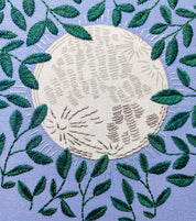 I see the moon embroidery kit