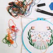 Golden slumbers embroidery kit