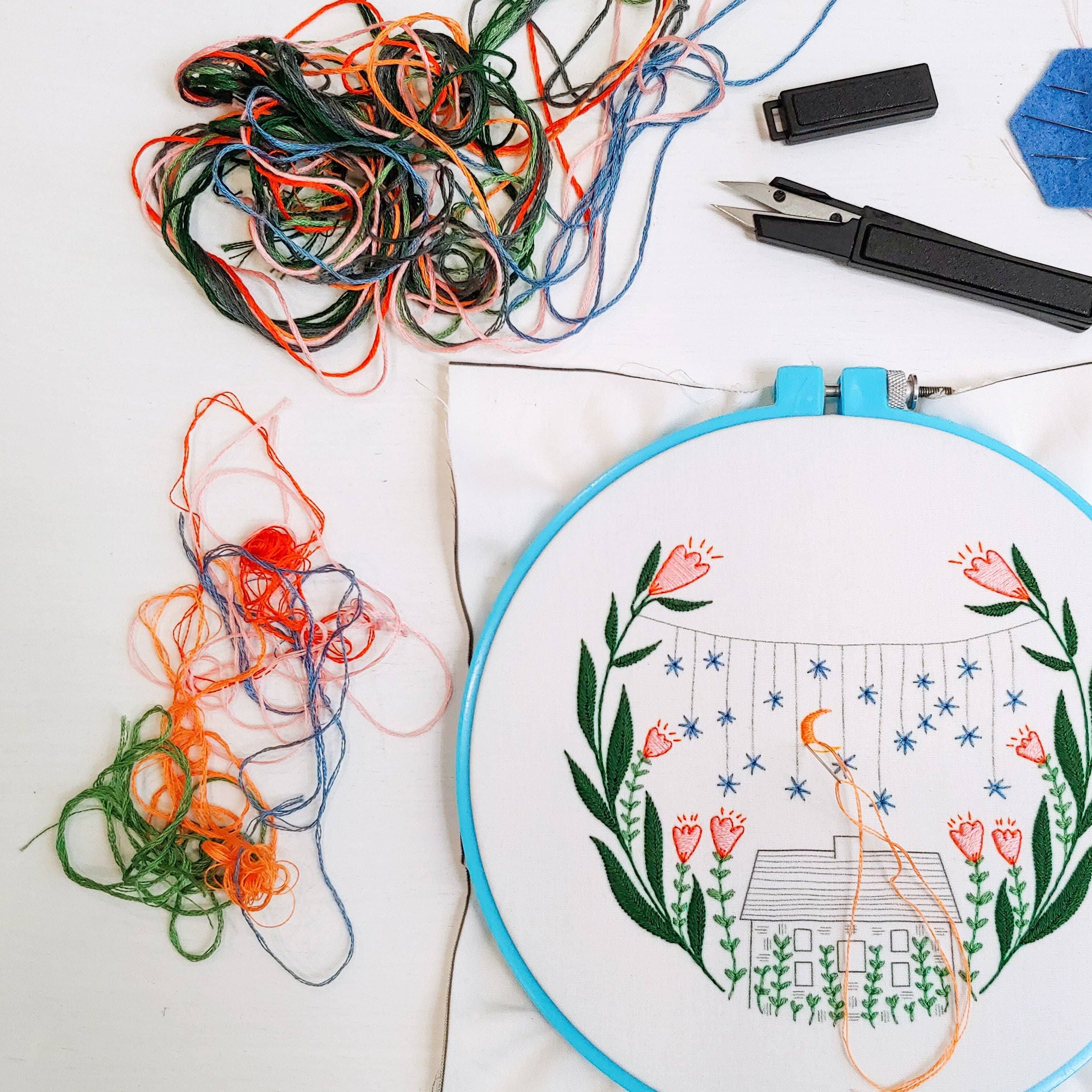 Golden slumbers embroidery kit