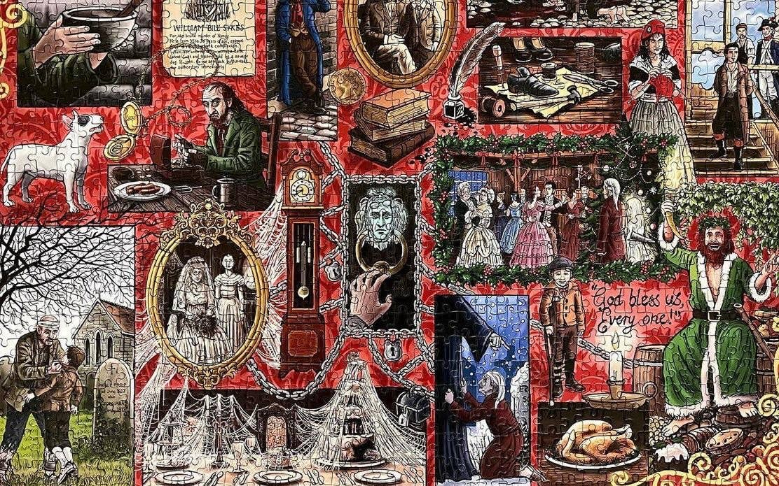 Book Club: Charles Dickens 1000 Piece Jigsaw Puzzle