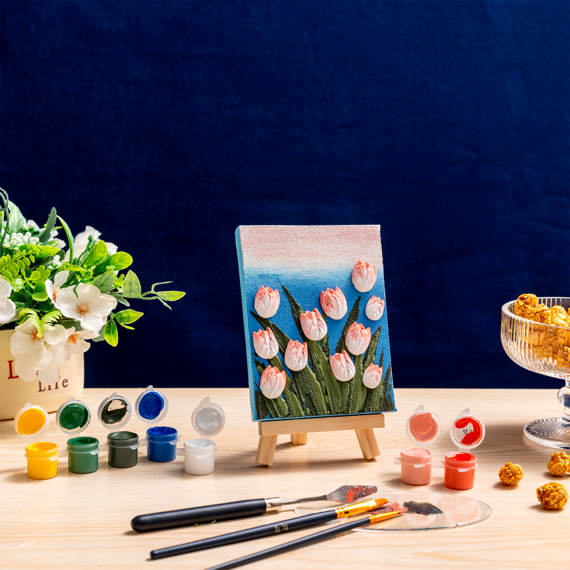 Muddies - 3D Painting - Tiny Tulips