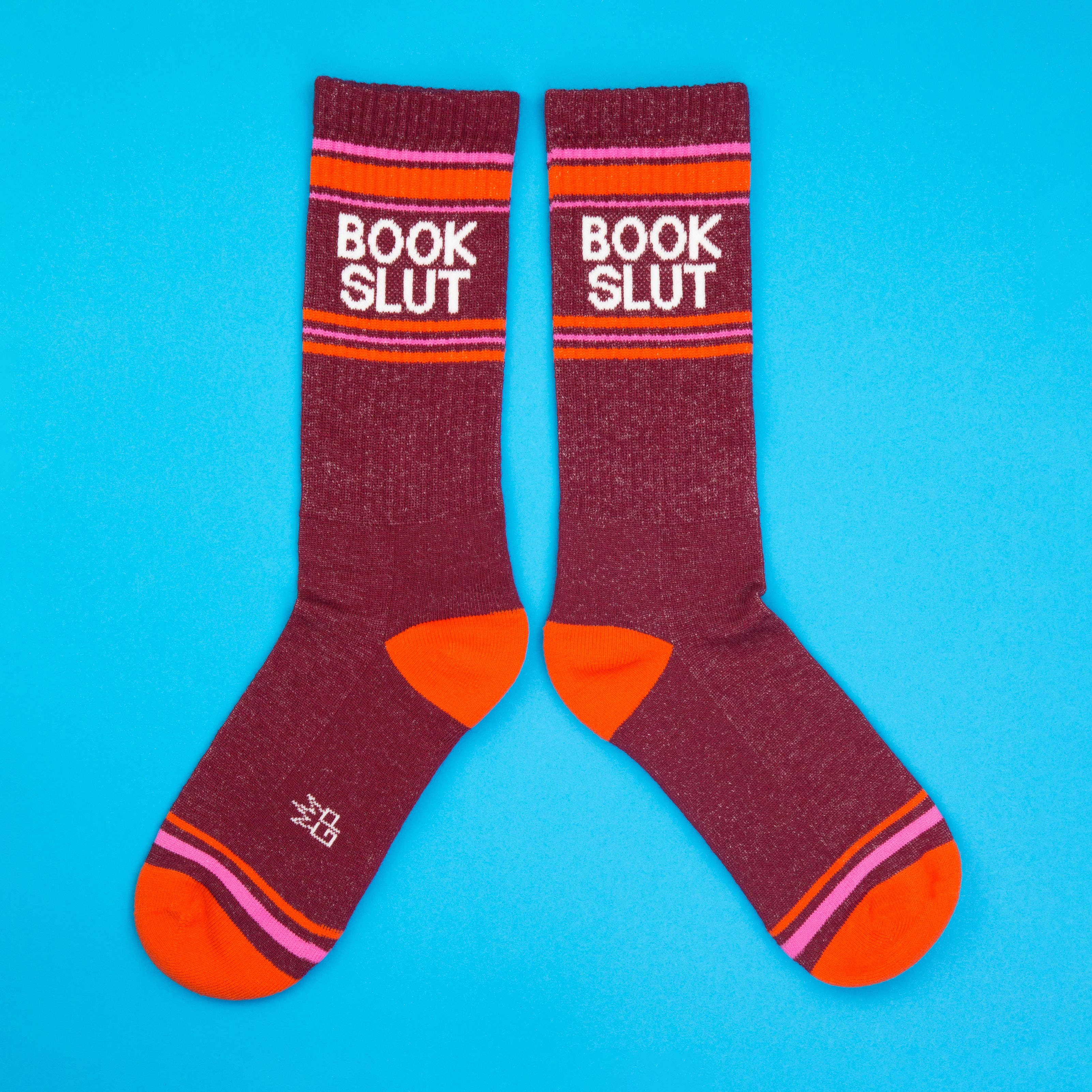 Book Slut Gym Crew Socks