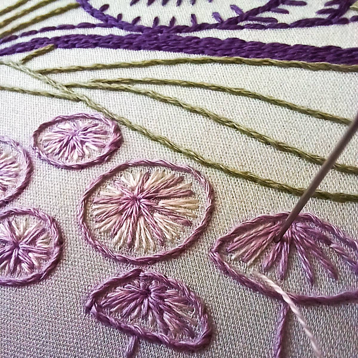 Slow + steady embroidery kit