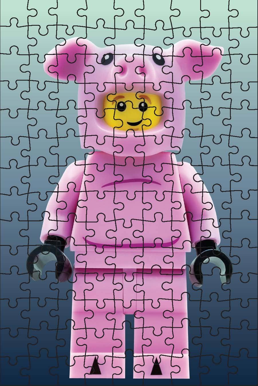 LEGO Mystery Minifigure Puzzles Blue Edition