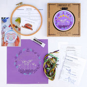 Slow + steady embroidery kit