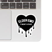 Elder Emo Vinyl Sticker