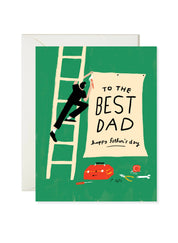 Best Dad Sign - Classic Father's Day Card