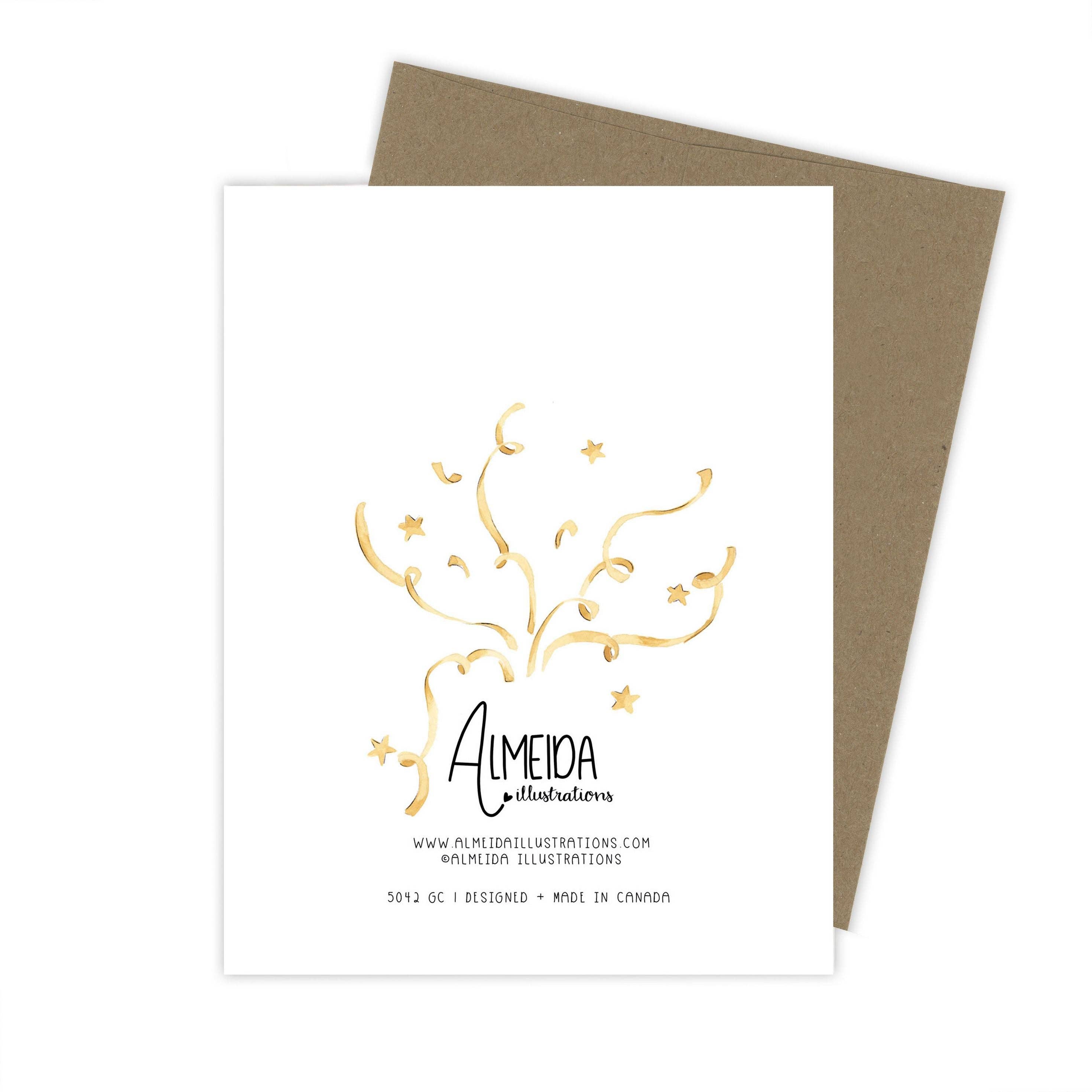 Pop the Champagne Card | Celebration Card