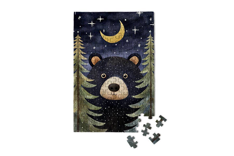 Forest Bear - Mini Jigsaw Puzzle