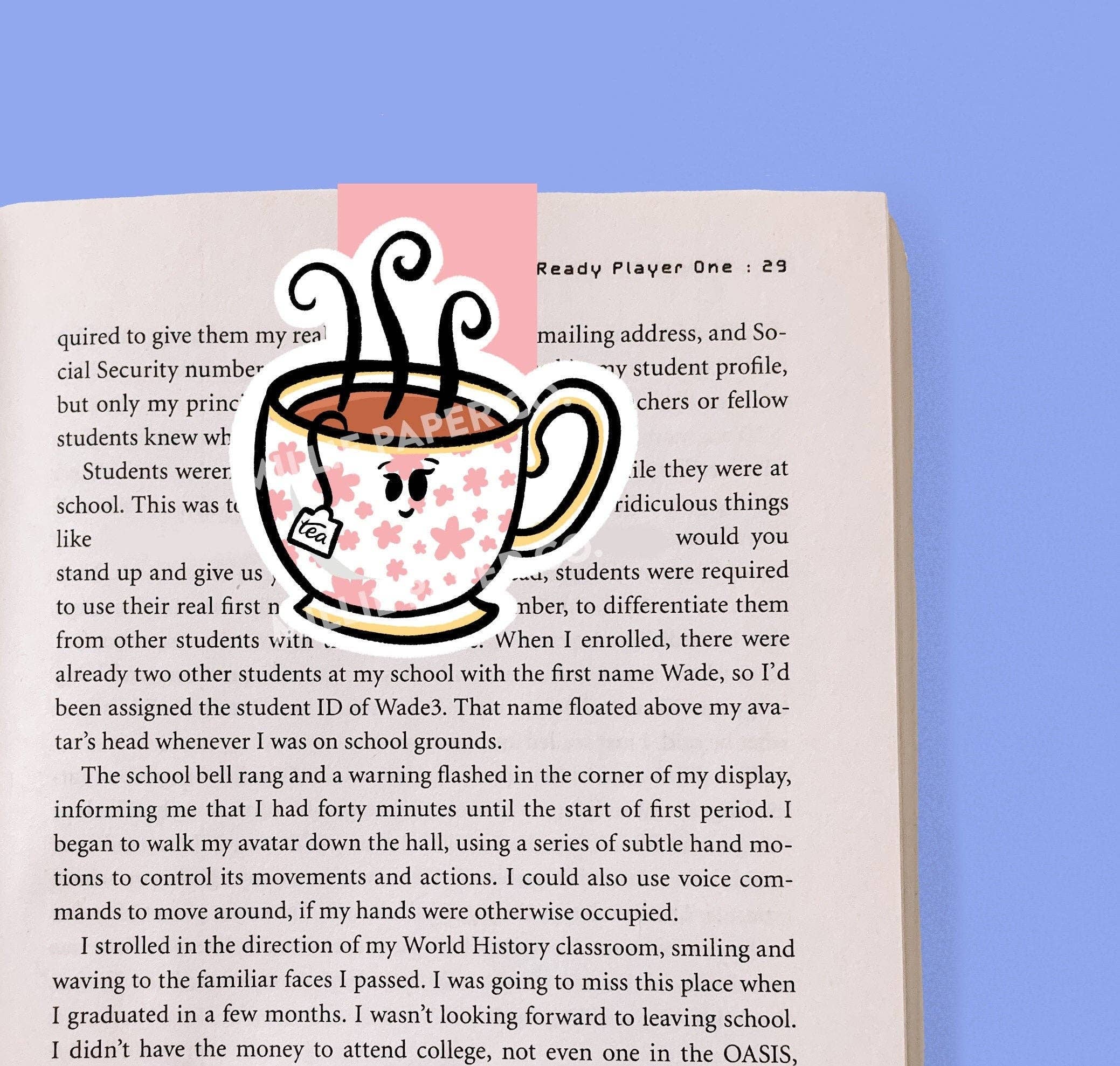 Teacup Magnetic Magnetic Bookmark