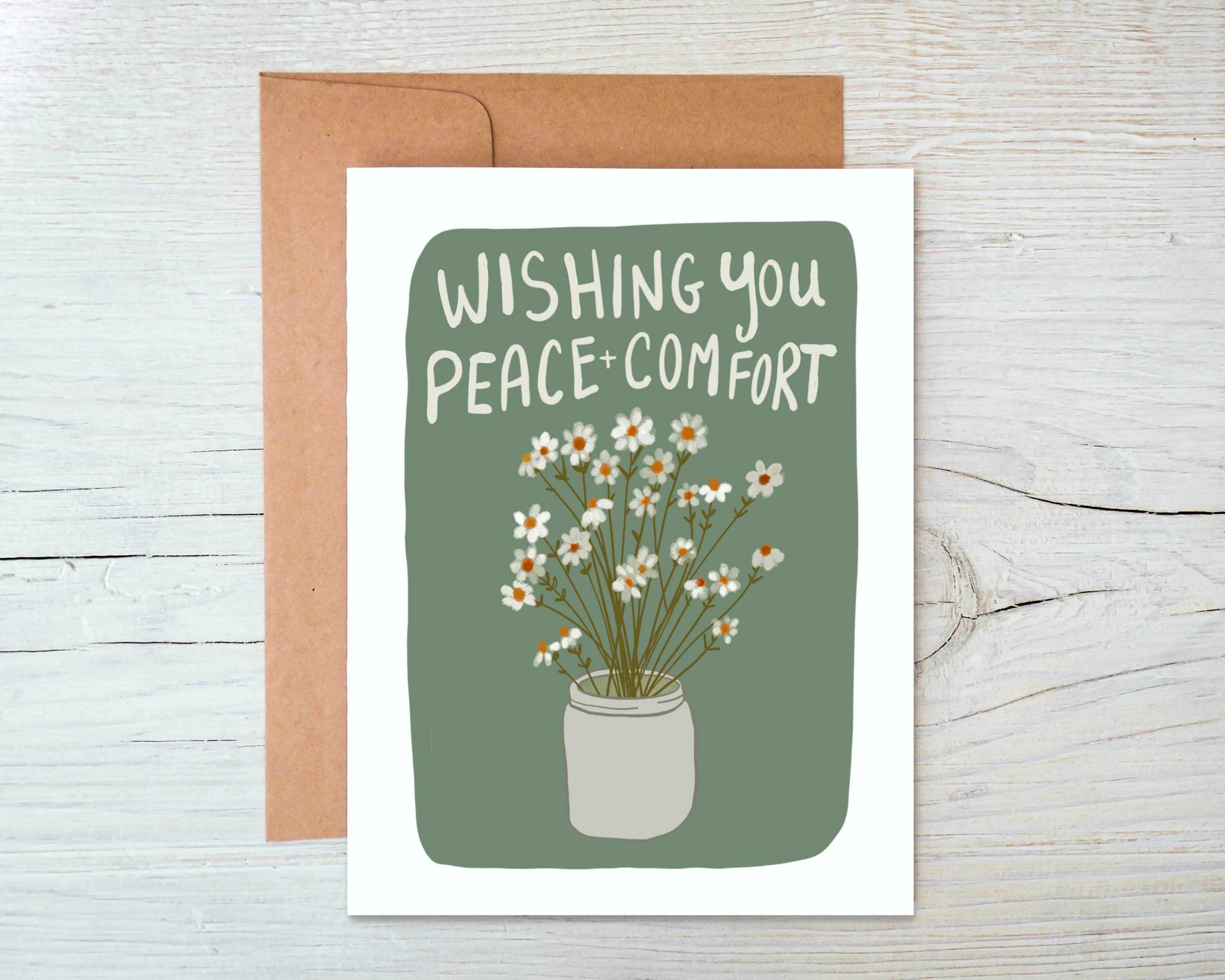 Wishing You Peace and Comfort Card