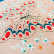 Butterfly embroidery kit