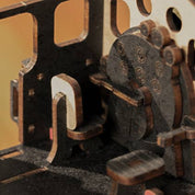 DIY Wooden Puzzle: Steam Journey